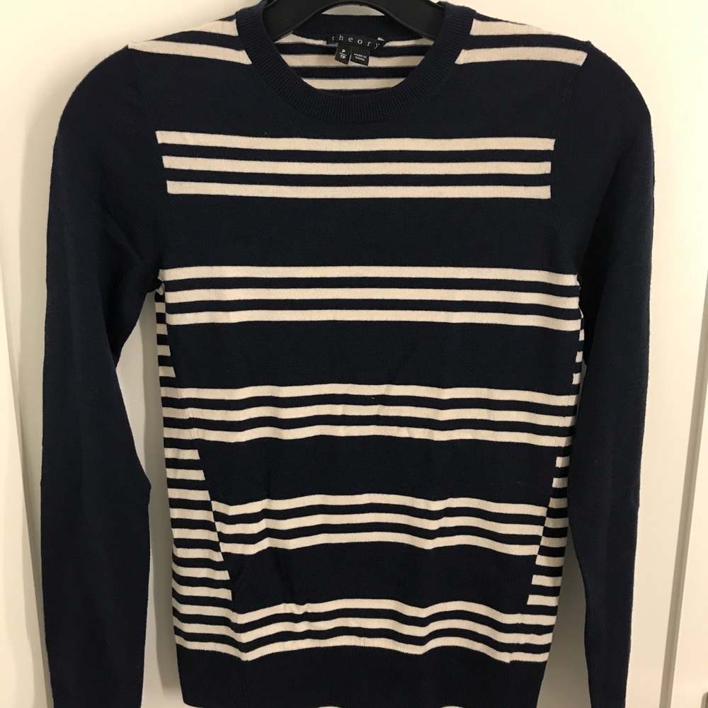 COPY - Theory striped sweater
